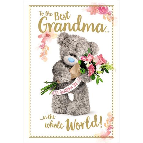 Best Grandma Photo Finish Me to You Bear Mother's Day Card £2.49